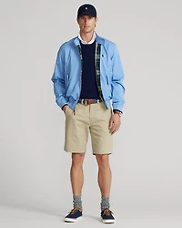Cotton Blend Regular Fit Chino Shorts
