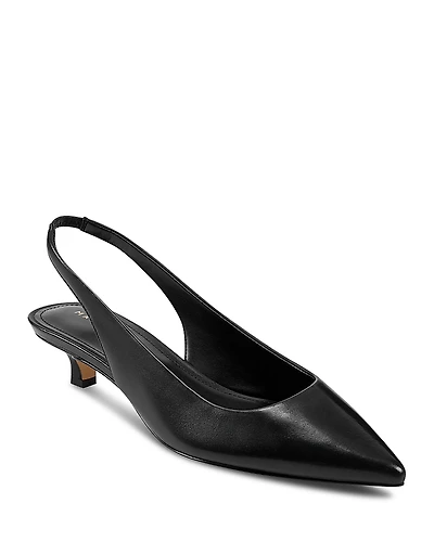 Marc Fisher Ltd. Women's Posey Pointed Toe Slip On Slingback Pumps