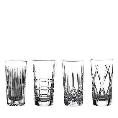 Waterford Gin Journeys Mixed Pattern High Balls, Set of 4