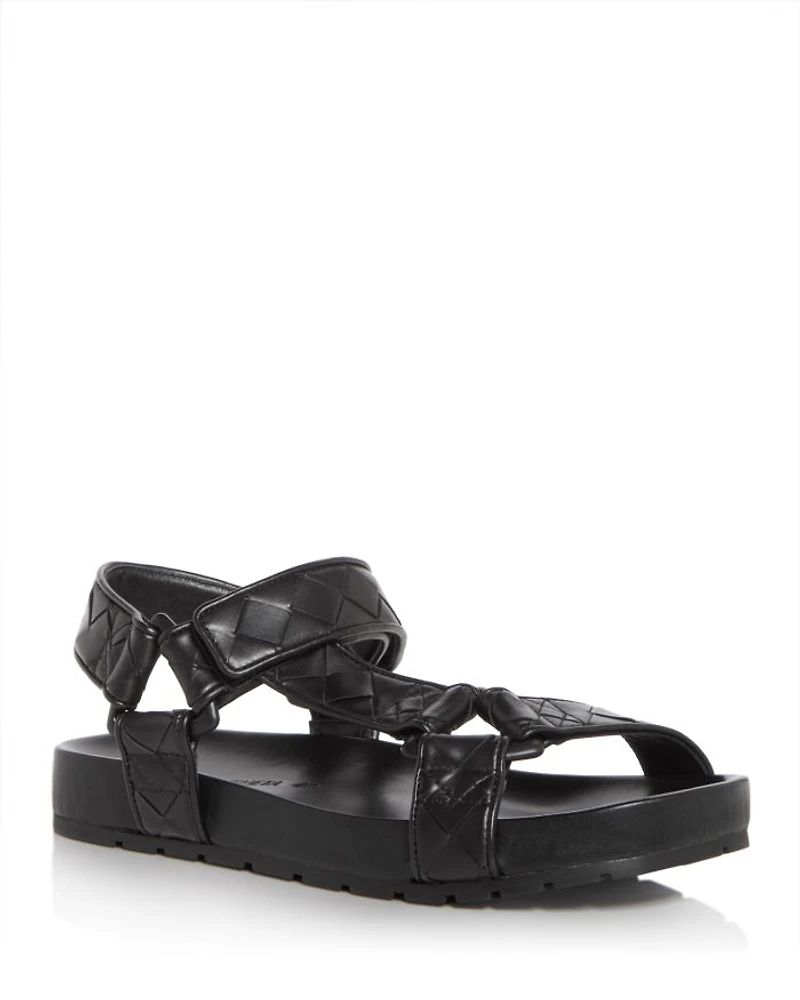 Bottega Veneta Men's Trip Intrecciato Sandals