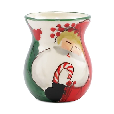 Vietri Old St. Nick Bud Vase