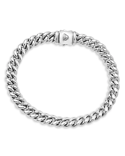 Men's Sterling Silver Anthem Curb Chain Link Bracelet - Exclusive