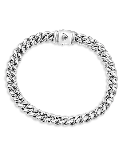 Lago Men's Sterling Silver Anthem Curb Chain Link Bracelet - Exclusive