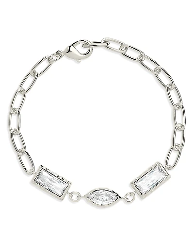 Sterling Forever Tate Charm Bracelet
