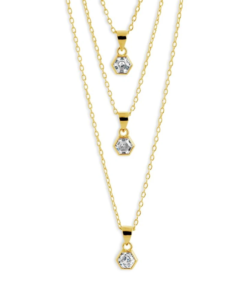 Gia Layered Necklace, 20"