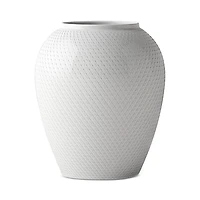 Rosendahl Lyngby Porcelain Rhombe Vase, White
