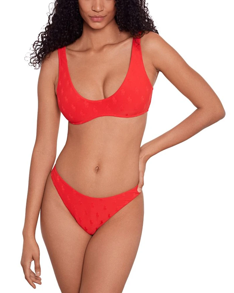 High Leg Scoop Bikini Bottom