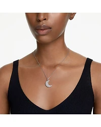 Luna Crystal Pendant Necklace, 15.75-18.5"