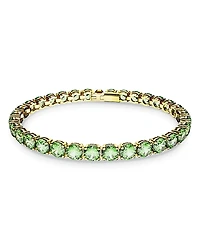 Swarovski Matrix Blue Crystal Large Tennis Bracelet