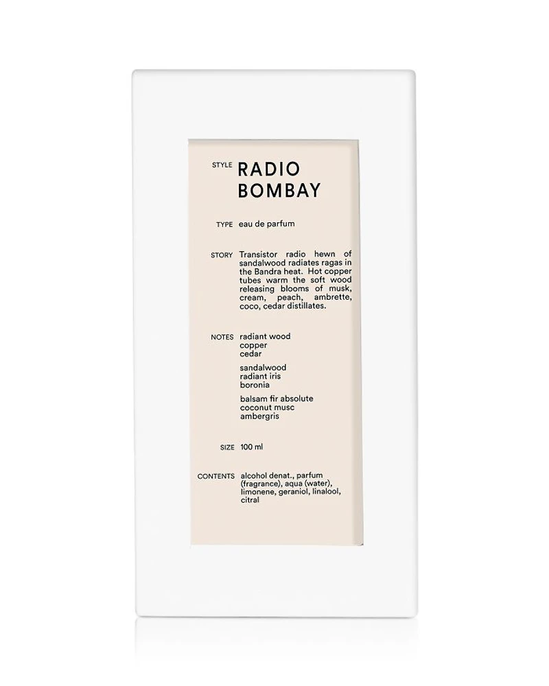 Radio Bombay Eau de Parfum 3.4 oz.