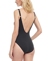 Luna Square Neck One Piece Swimsuit