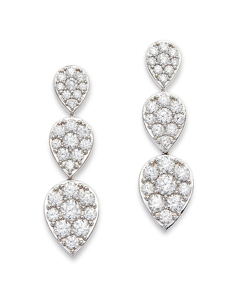 Bloomingdale's Fine Collection Diamond Triple Drop Earrings