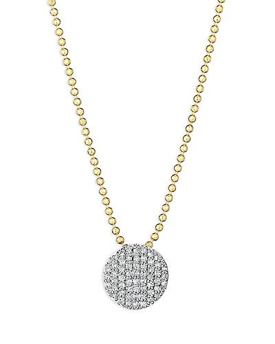 Phillips House Rhodium & 14K Yellow Gold Diamond Mini Infinity Necklace, 16-18
