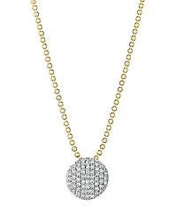 Phillips House Rhodium & 14K Yellow Gold Diamond Mini Infinity Necklace, 16-18