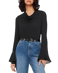 Pia Cowl Neck Top