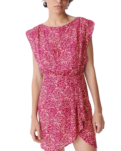 Cara Cotton Boat Neck Mini Dress