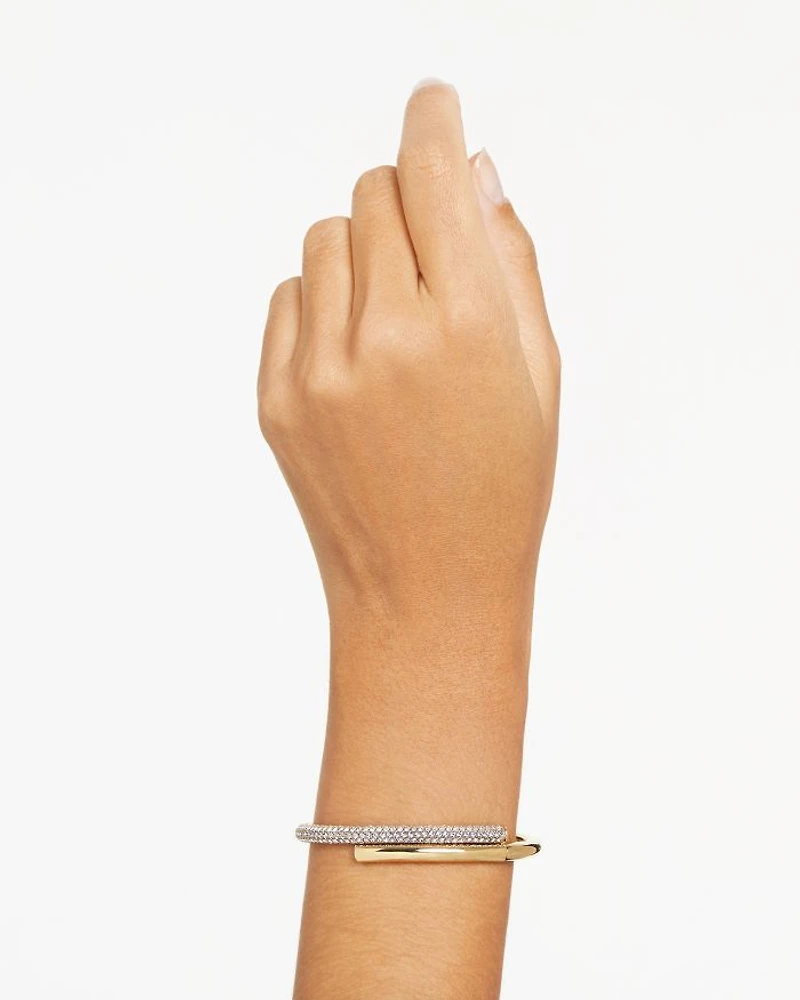 Dextera Half Pavé Bangle Bracelet