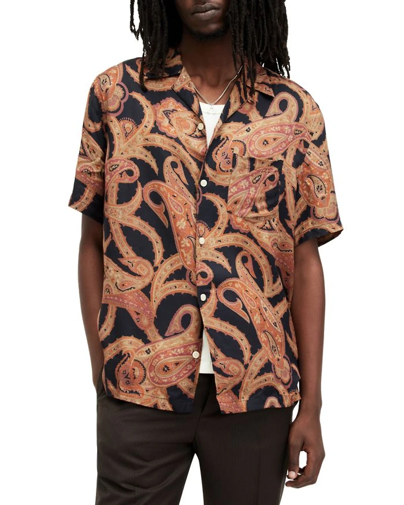 Morganza Regular Fit Buton Down Camp Shirt