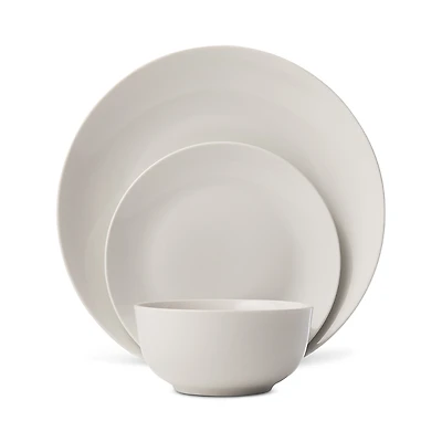 Godinger Jasmine White Porcelain Dinnerware, Set of 12