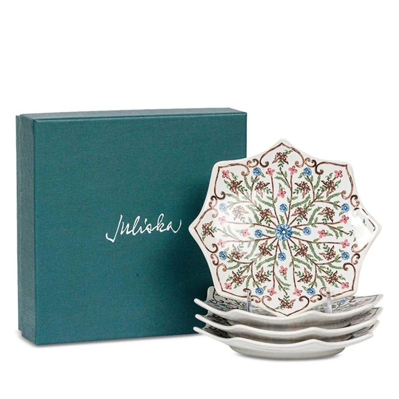 Villa Seville Scalloped Side/Cocktail Plate, Set of 4