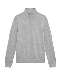 Blackhall Merino Wool Slim Fit Quarter Zip Mock Neck Sweater