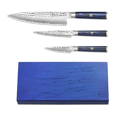 Cangshan Kita Blue 3-Piece Starter Knife Set
