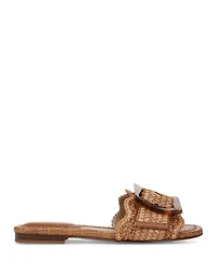 Women's Bambi Buckled Woven Slide Sandals