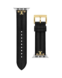 Tory Burch Apple Watch Kira Black Leather Strap, 38mm-45mm