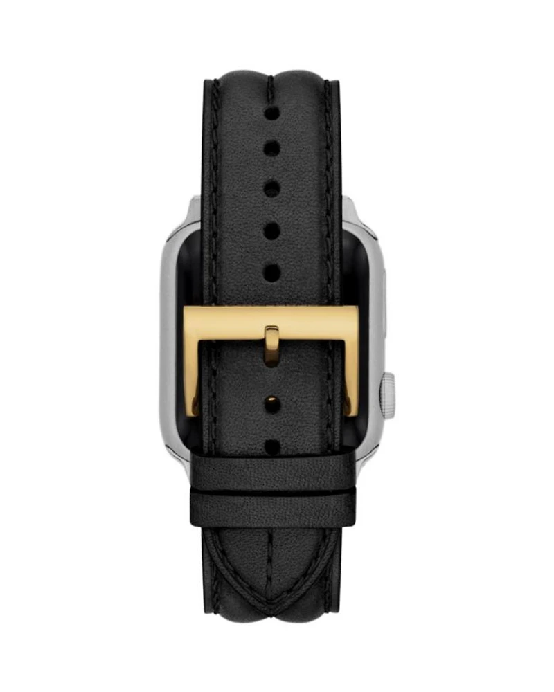 Apple Watch® Kira Black Leather Strap, 38mm-45mm