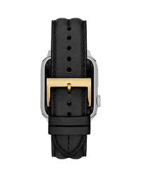 Apple Watch® Kira Black Leather Strap, 38mm-45mm