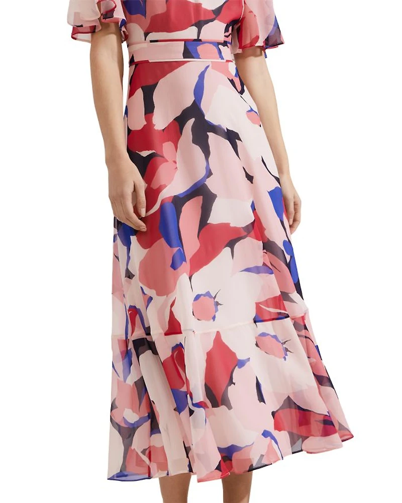 Freya Printed Silk Dress