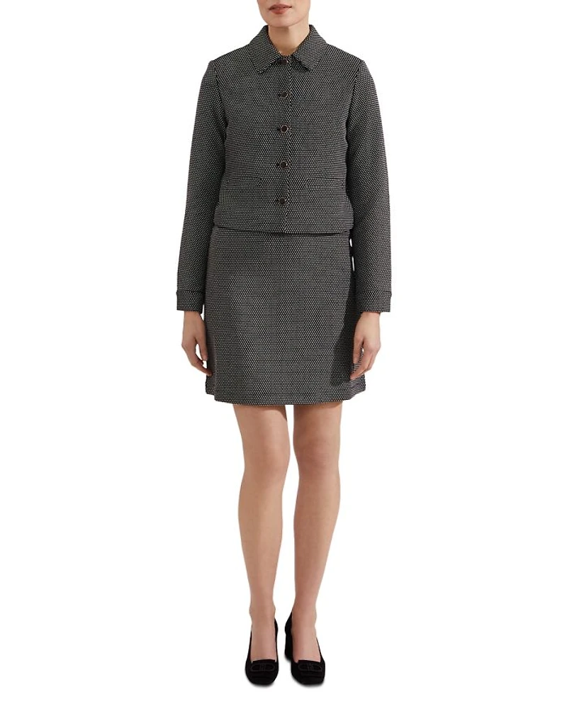 Violet Ponte Jacket