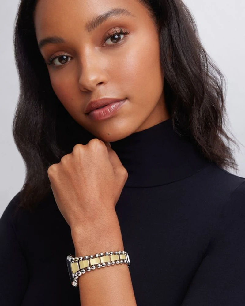 Smart Caviar Stainless Steel 18K Gold Apple™ Watch Bracelet