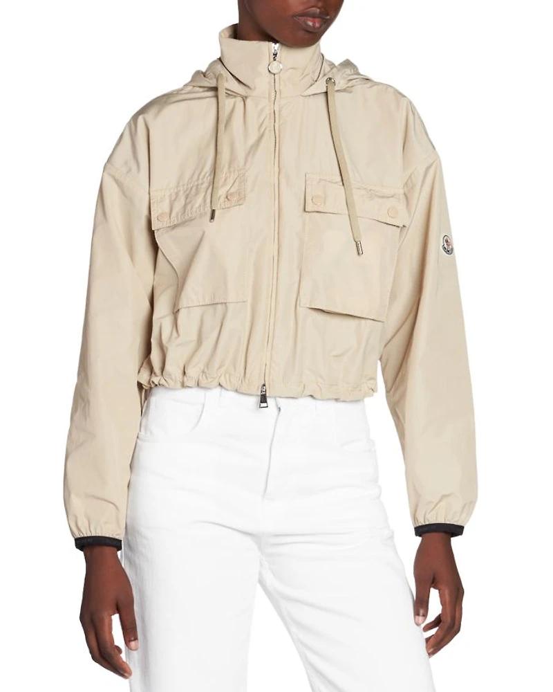 Leda Hooded Cropped Parka