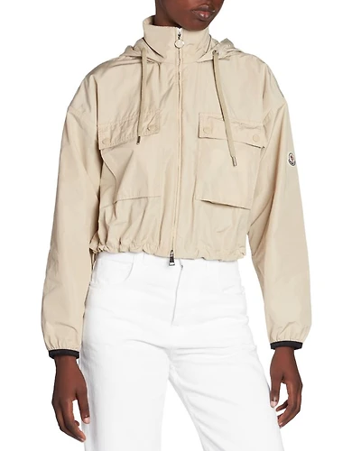 Leda Hooded Cropped Parka