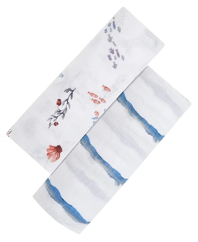 Malabar Baby Unisex Swaddle Gift Set - Baby, Little Kid, Big Kid