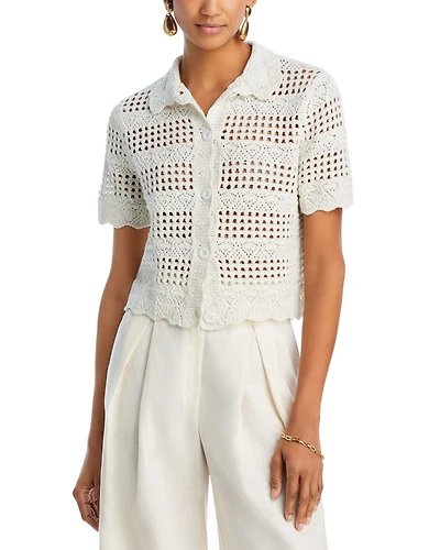 Crochet Knit Shirt