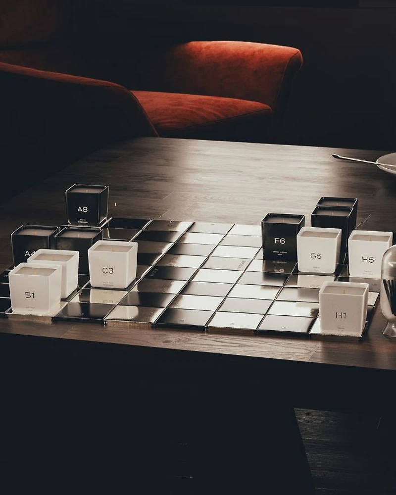 Candle & Chessboard Gift Set