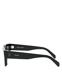 Bold 3 Dots Rectangular Sunglasses