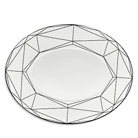 Prouna Gem Cut Onyx Oval Platter