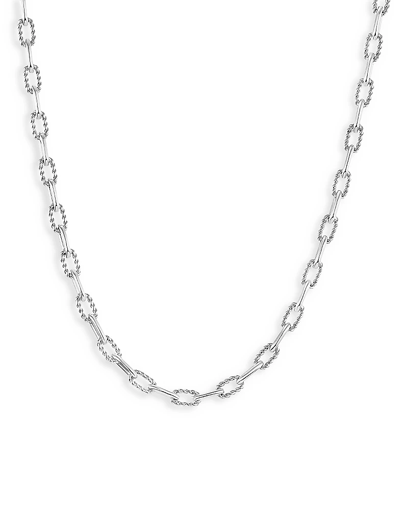 David Yurman Sterling Silver Dy Madison Chain Link Necklace, 18