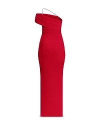 The Olivia Crystal Trim Gown