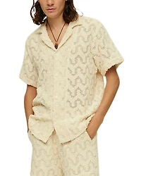 Oas Relaxed Fit Altascuba Crochet Shirt