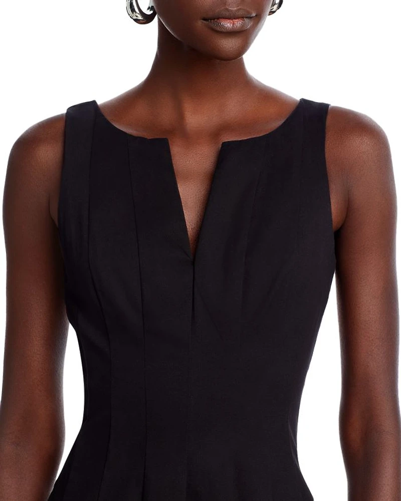 Paneled Midi Dress