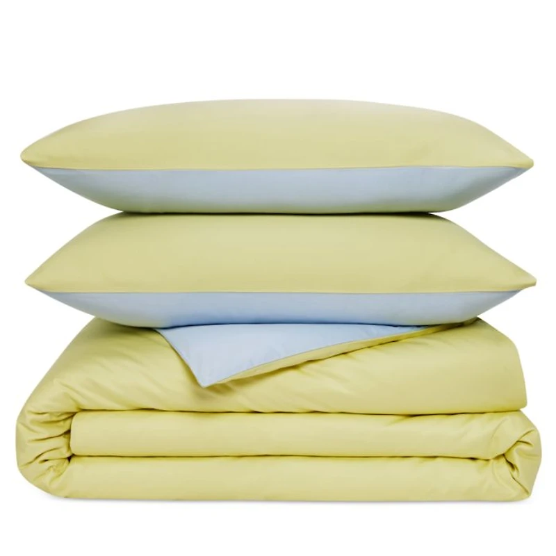 Reversible Egyptian Cotton Duvet Cover Set, Full Queen - Exclusive