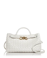 Bottega Veneta Small East West Andiamo Intrecciato Leather Shoulder Bag