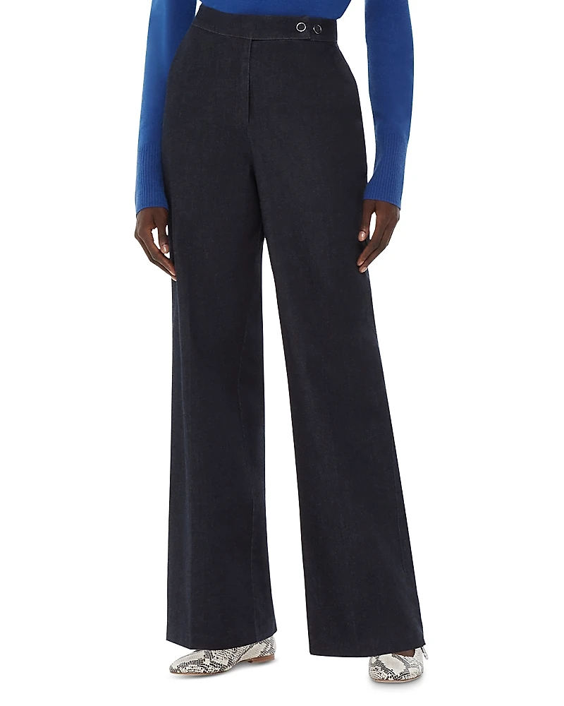 Whistles Joanna Denim Straight Leg Trousers