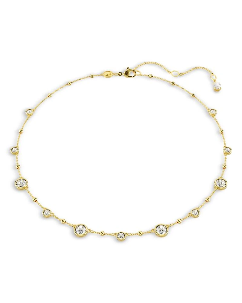 Imber Scattered Round Cut Necklace, 17.72"