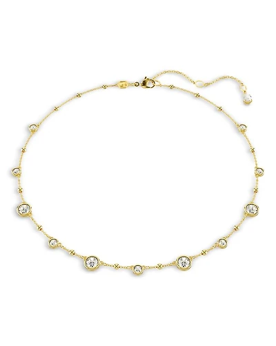 Imber Scattered Round Cut Necklace, 17.72"