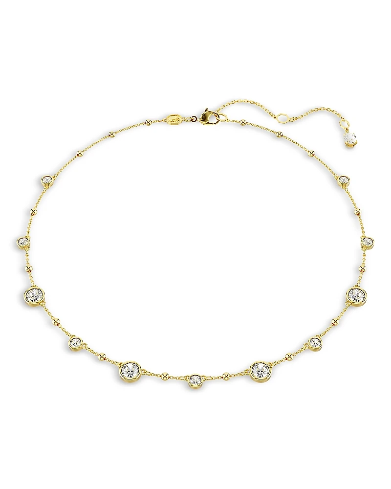 Swarovski Imber Scattered Round Cut Necklace, 17.72